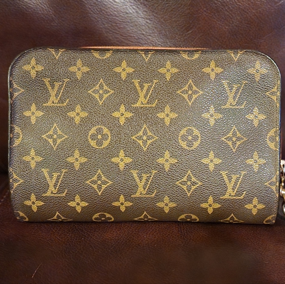 Louis Vuitton Monogram Orsay Clutch Wristlet Bag
